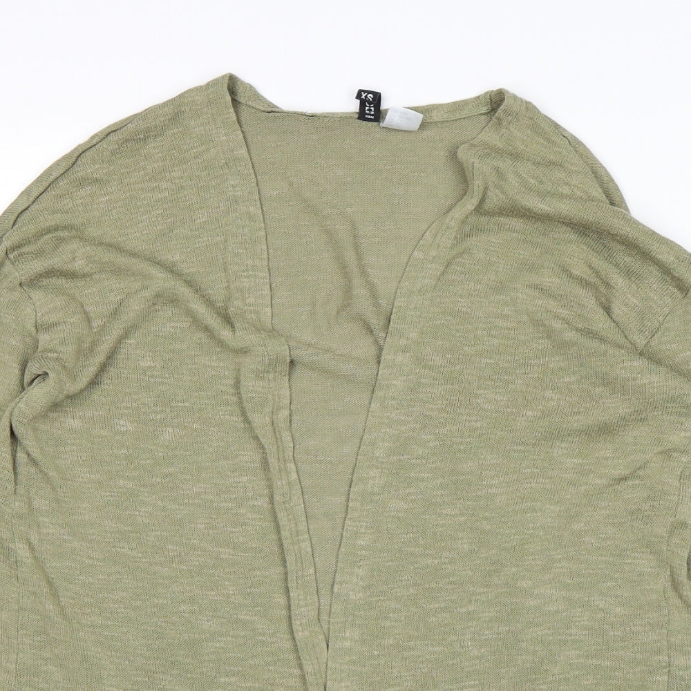 H&M Womens Green   Cardigan Jumper Size XS