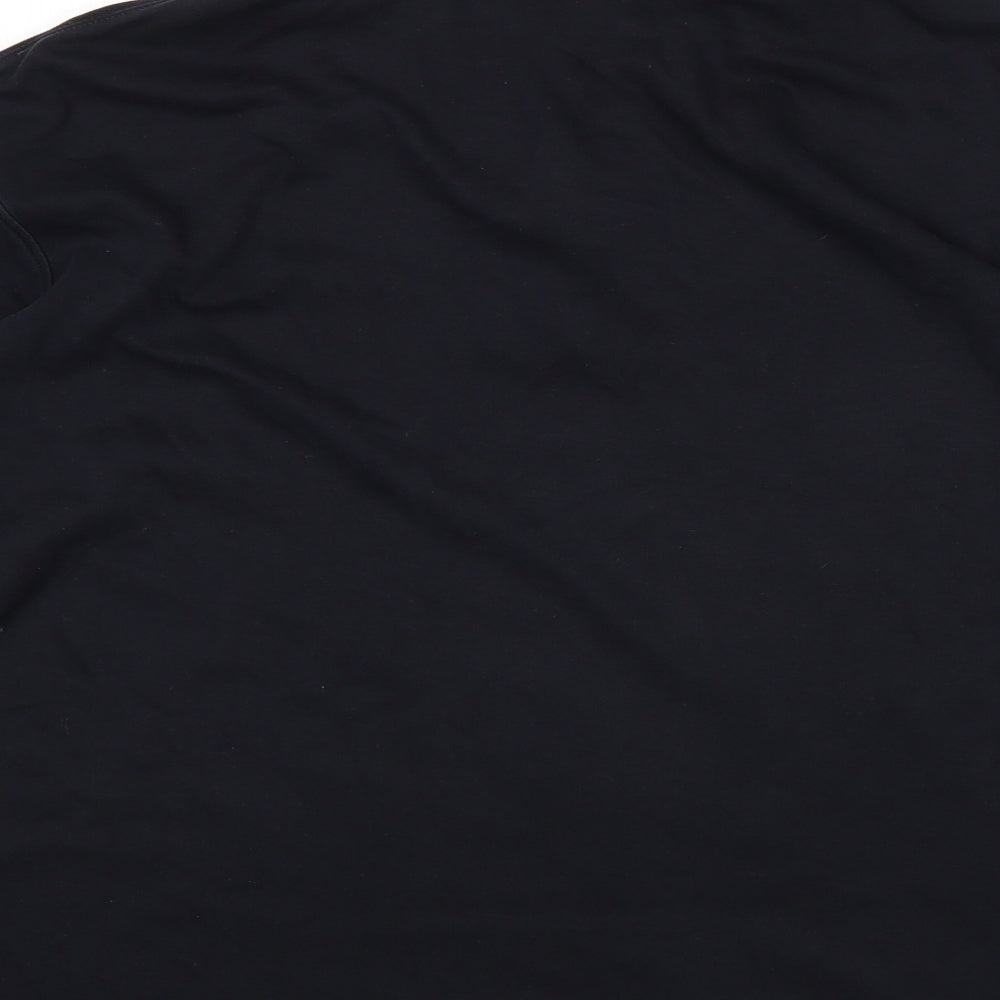 Lands End Mens Blue    Polo Size L