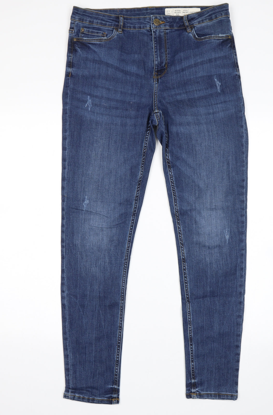 ESMARA Womens Blue   Skinny Jeans Size 14 L29 in