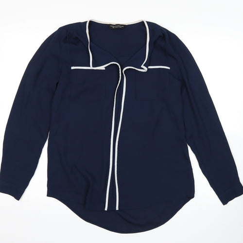 Dorothy Perkins Womens Blue   Basic Blouse Size 10
