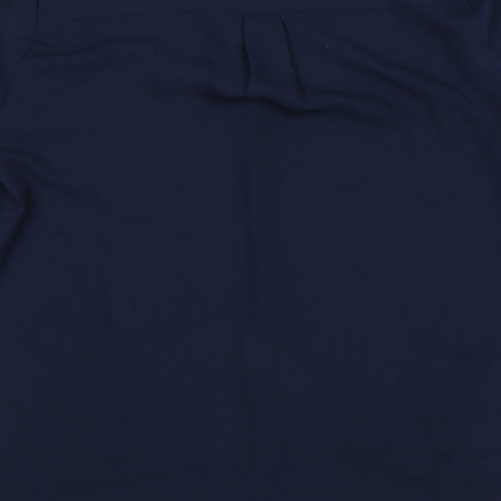 Dorothy Perkins Womens Blue   Basic Blouse Size 10