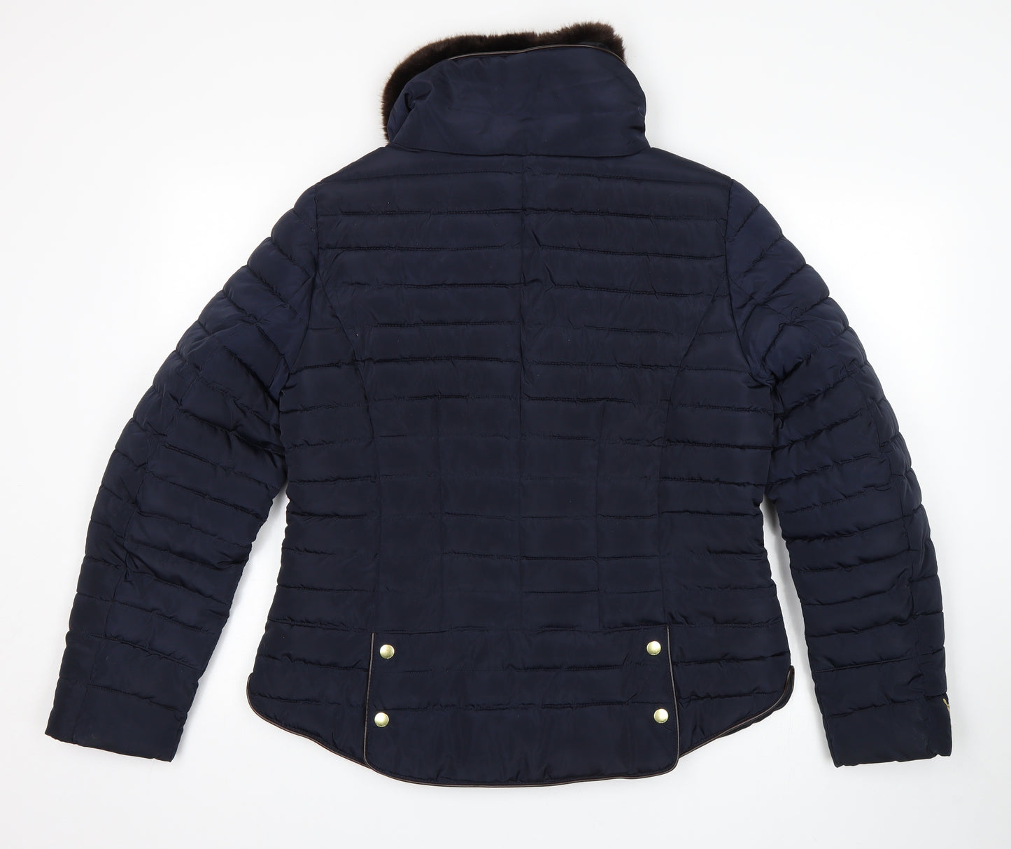 Joules Womens Blue   Puffer Jacket Coat Size 16