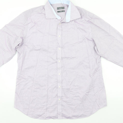 John Lewis Mens Blue    Button-Up Size L