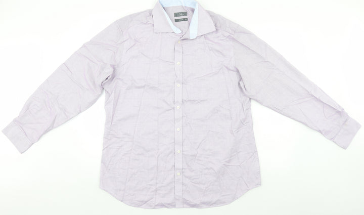 John Lewis Mens Blue    Button-Up Size L
