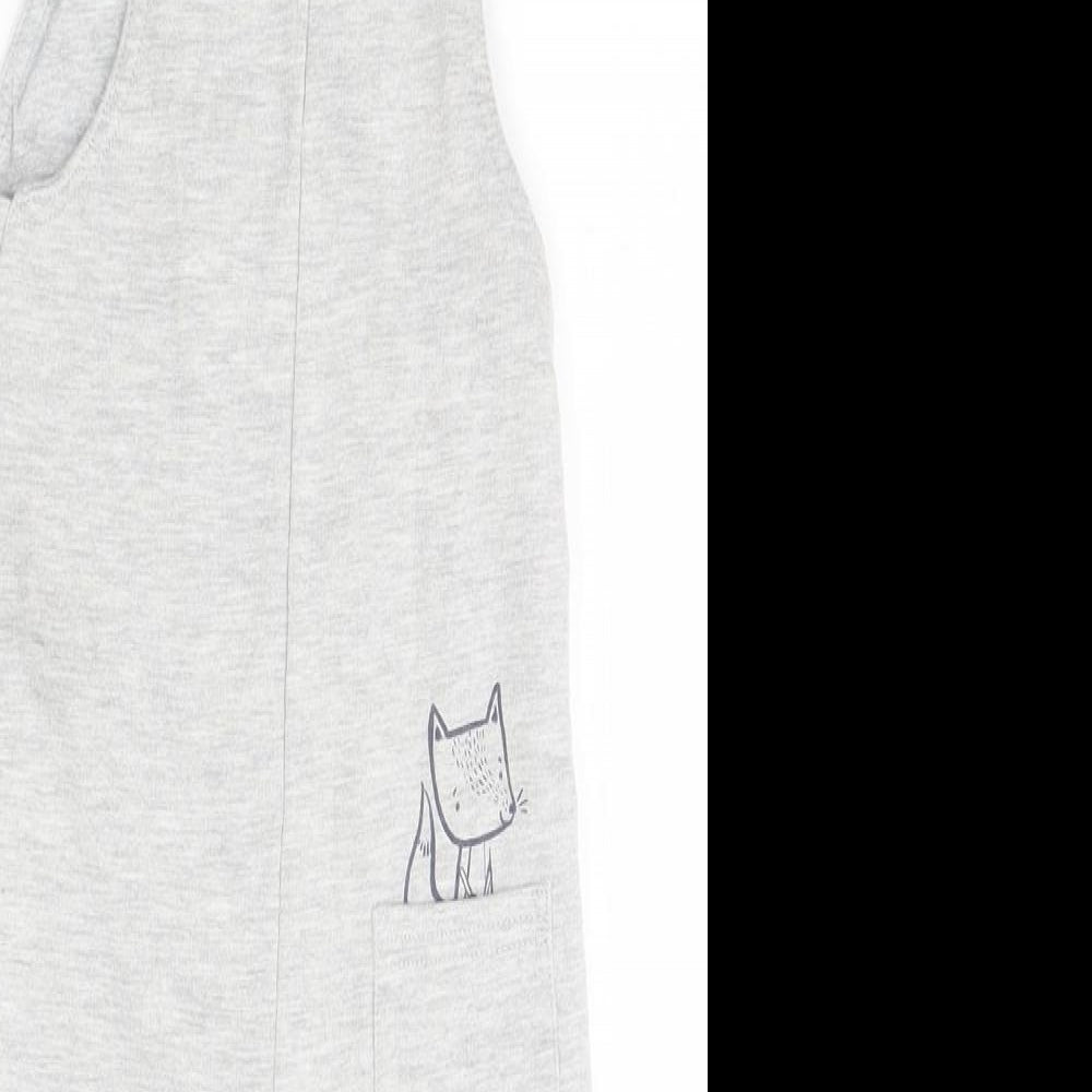 George Baby Grey   Babygrow One-Piece Size 3-6 Months  - Explore the Woods