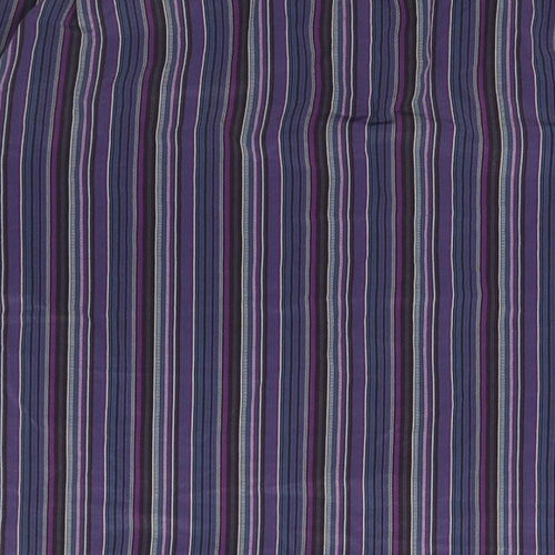 NEXT Mens Blue Striped   Button-Up Size L