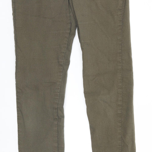 Denim & Co. Womens Brown   Straight Jeans Size 8 L26 in