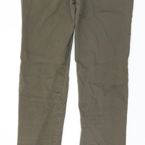Denim & Co. Womens Brown   Straight Jeans Size 8 L26 in