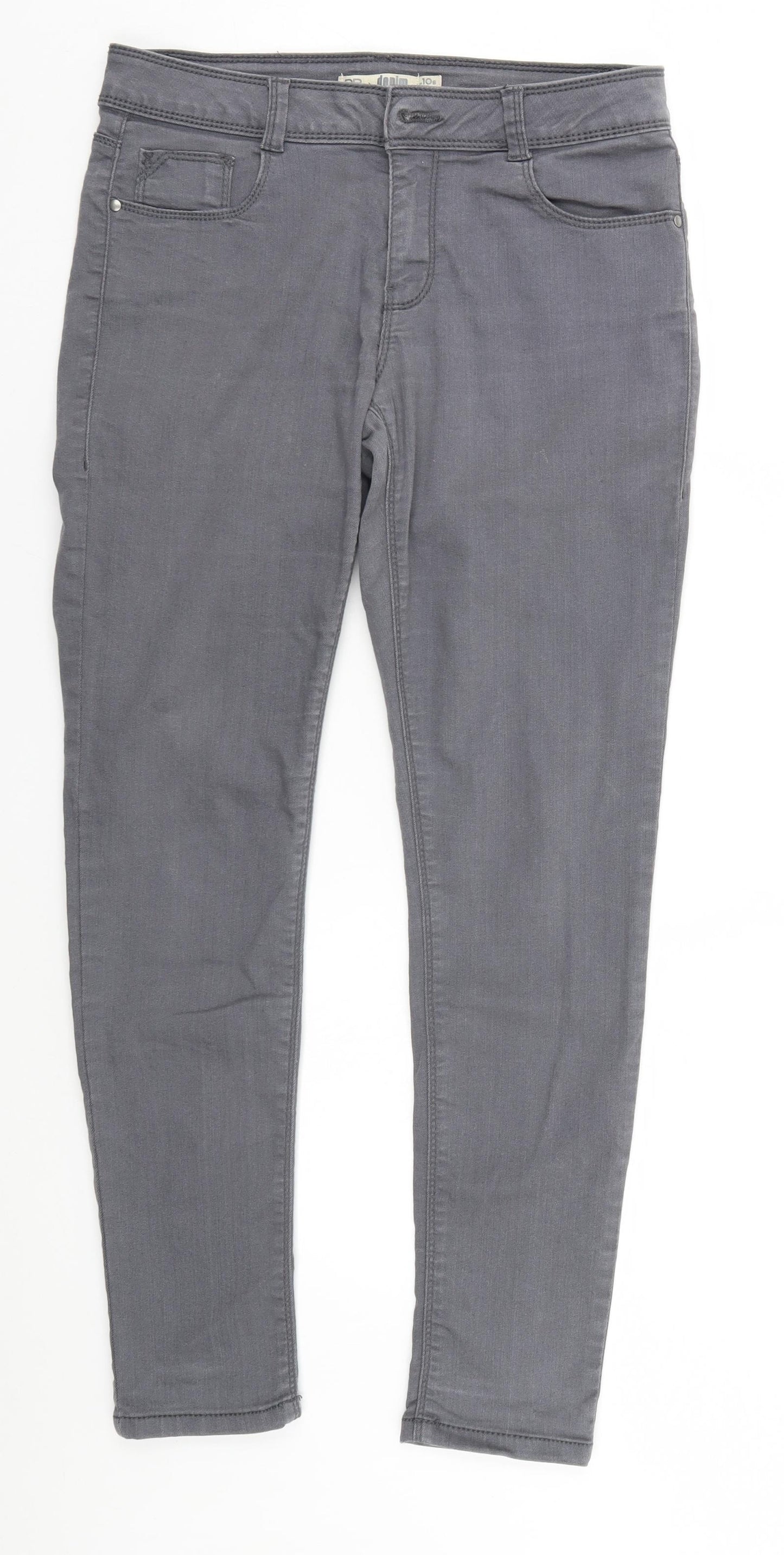 DP Womens Grey   Straight Jeans Size 10 L28 in