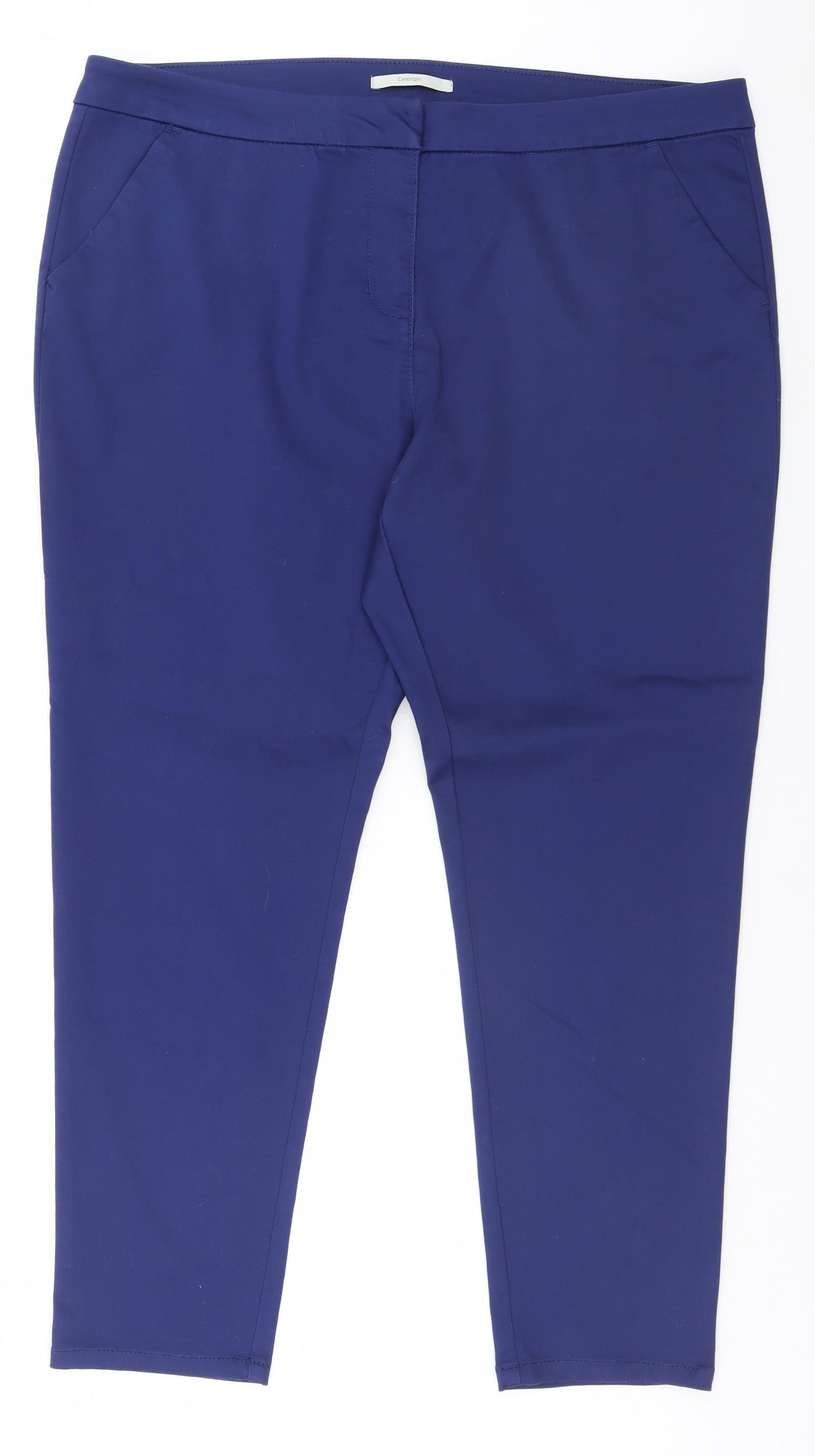 George Womens Blue   Trousers  Size 20 L27 in