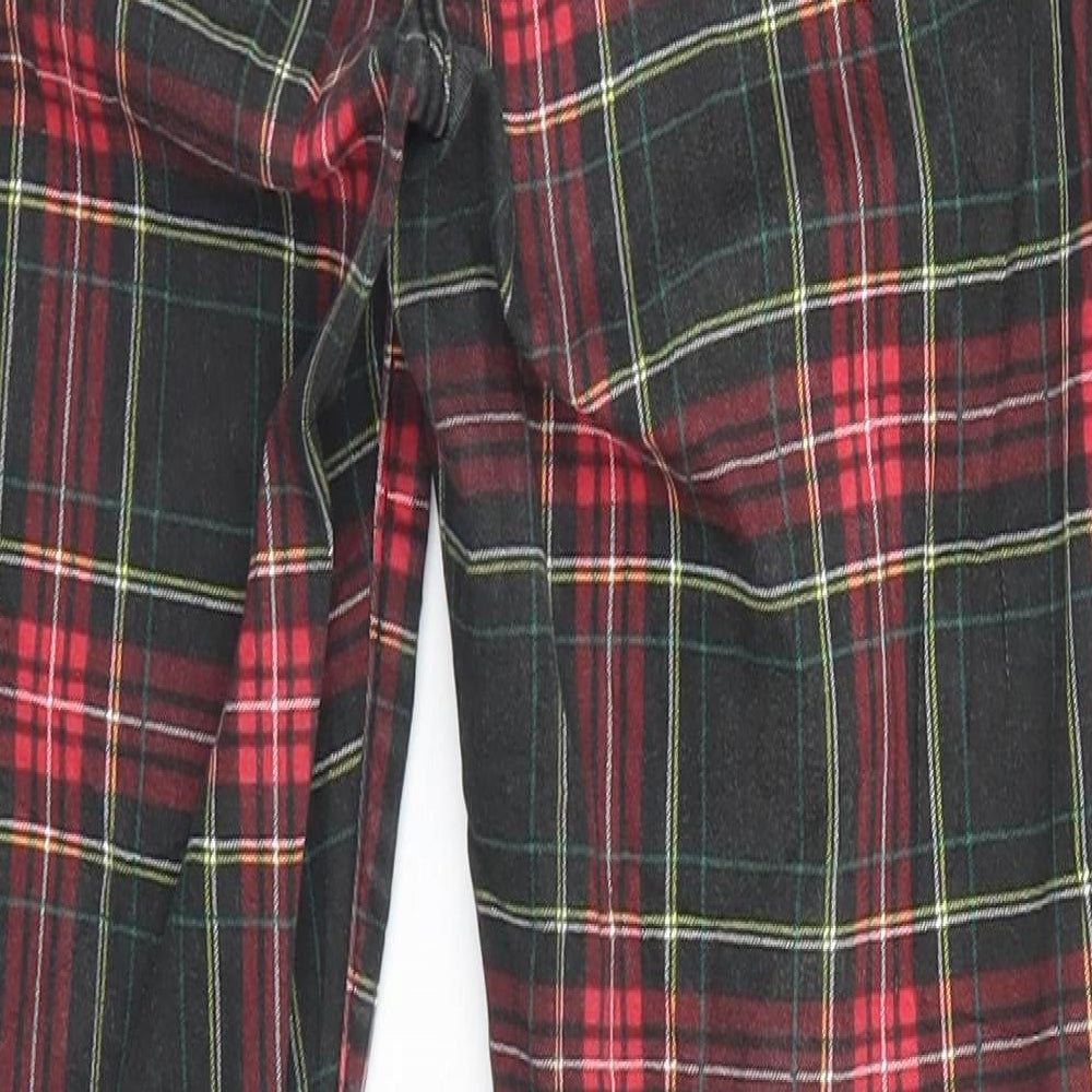 Divided Womens Brown Plaid  Skinny Jeans Size 8 L27 in