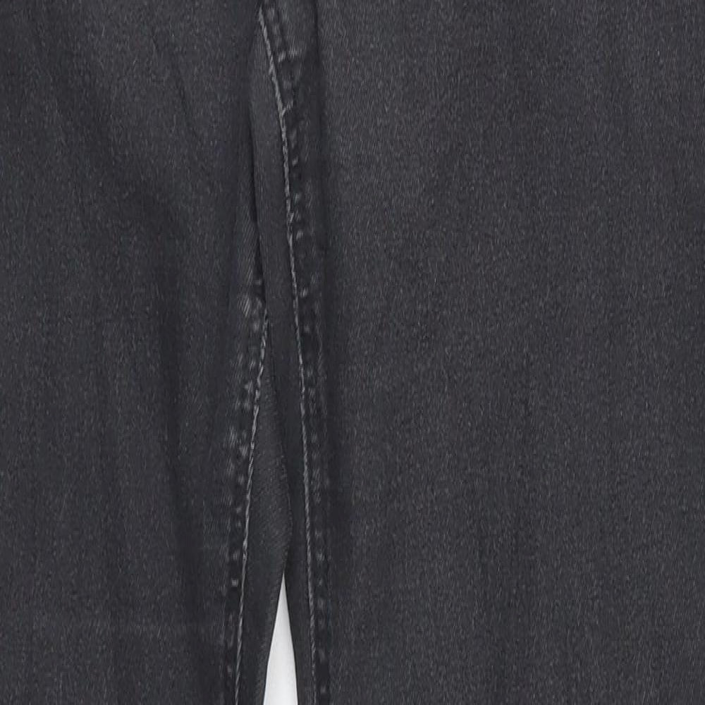Preworn Womens Grey   Straight Jeans  L30 in