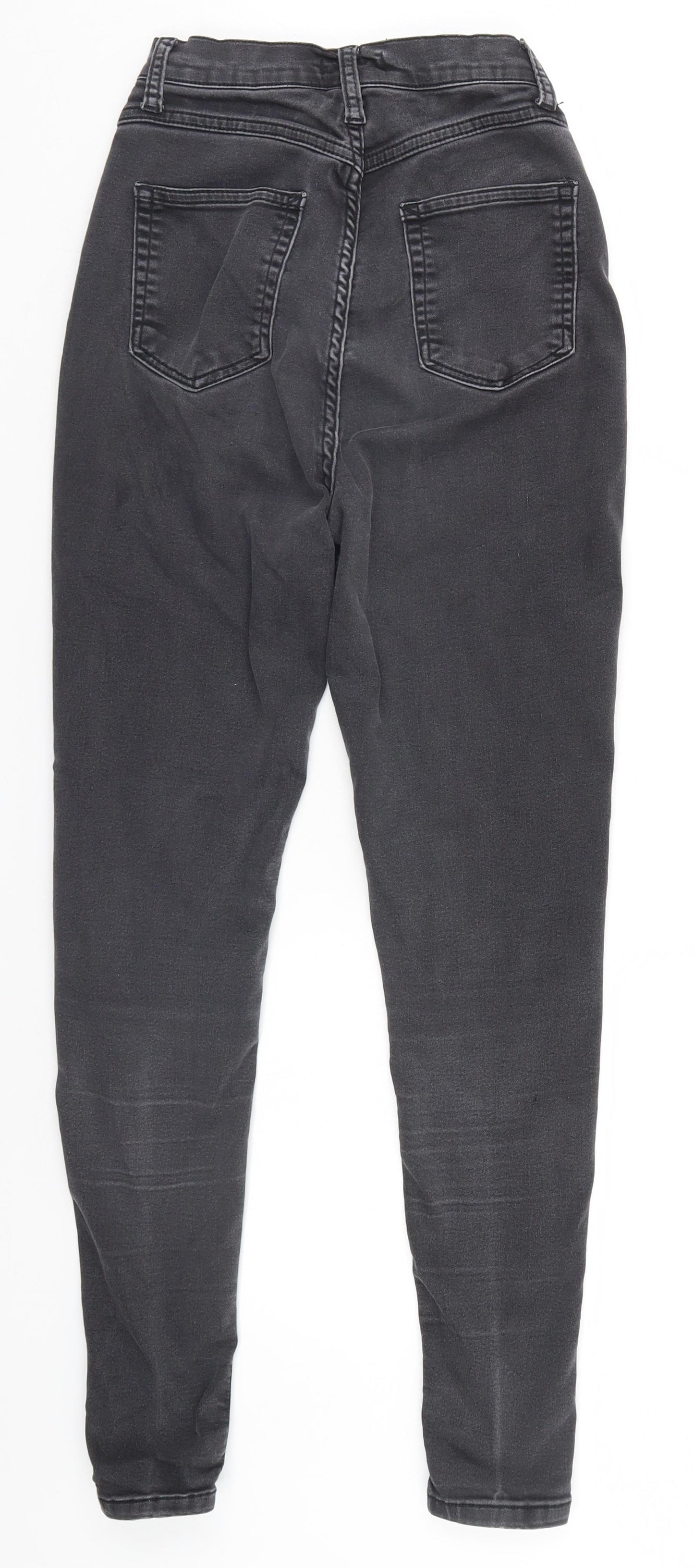 Preworn Womens Grey   Skinny Jeans  L26 in