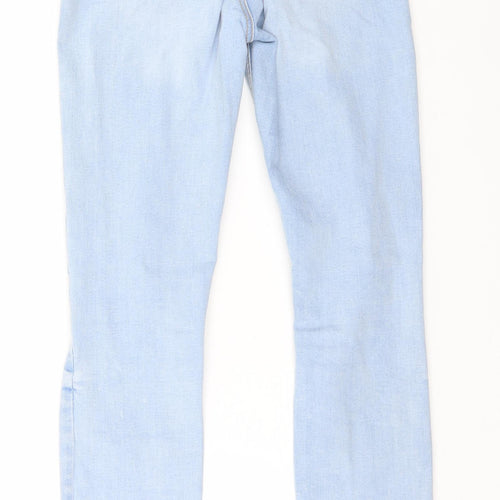 Denim & Co. Womens Blue   Skinny Jeans Size 8 L28 in