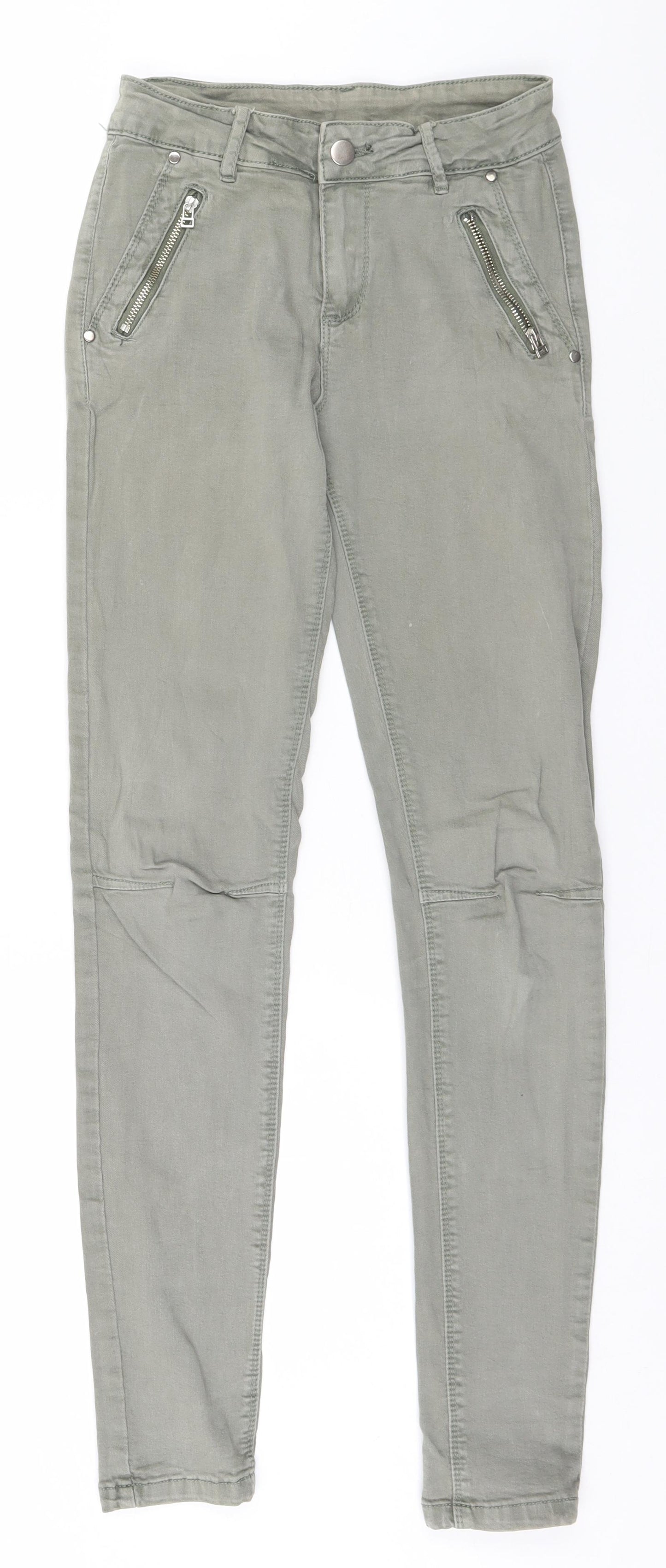 Preworn Womens Beige   Skinny Jeans Size S L29 in