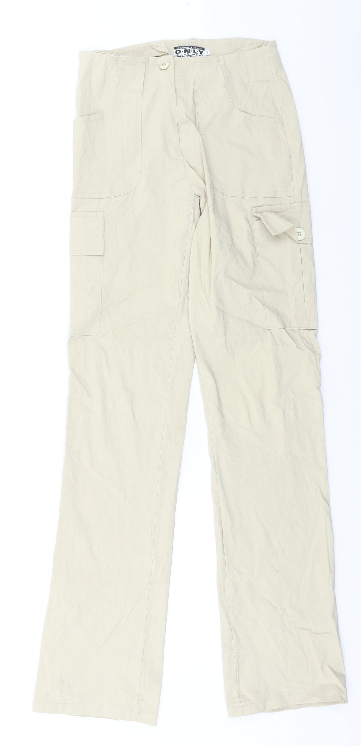 Only Womens Green   Trousers  Size 10 L31 in
