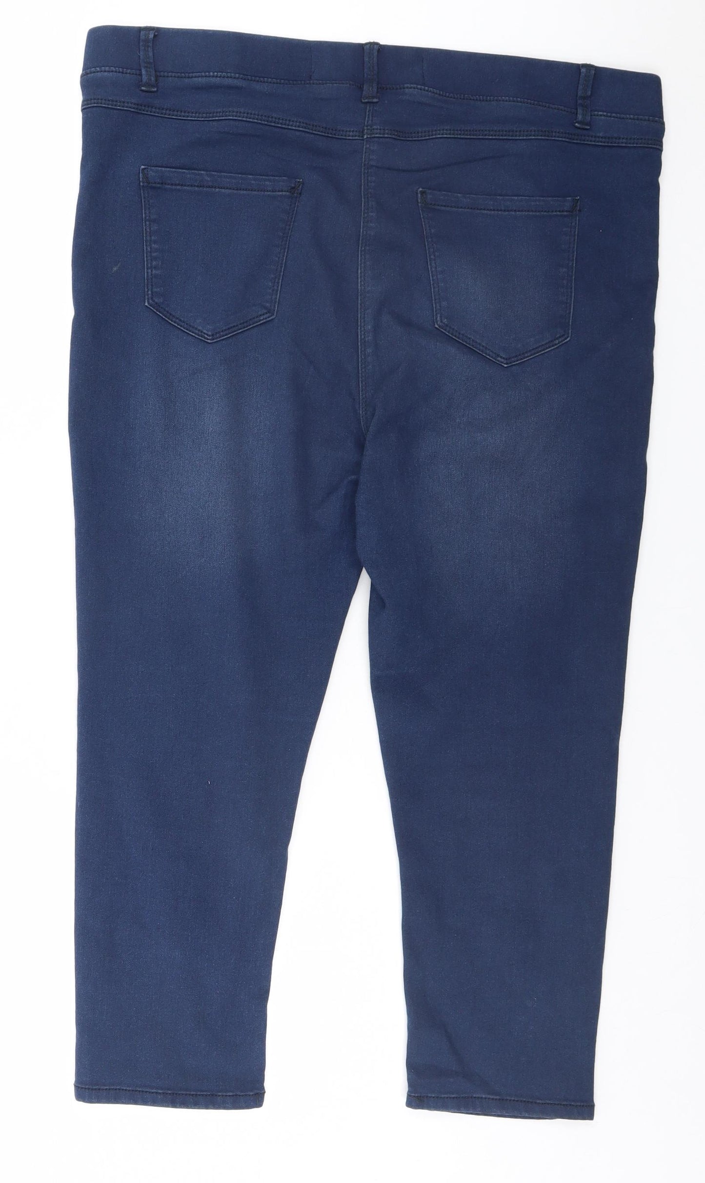 Simple Womens Blue   Straight Jeans Size 18 L20 in