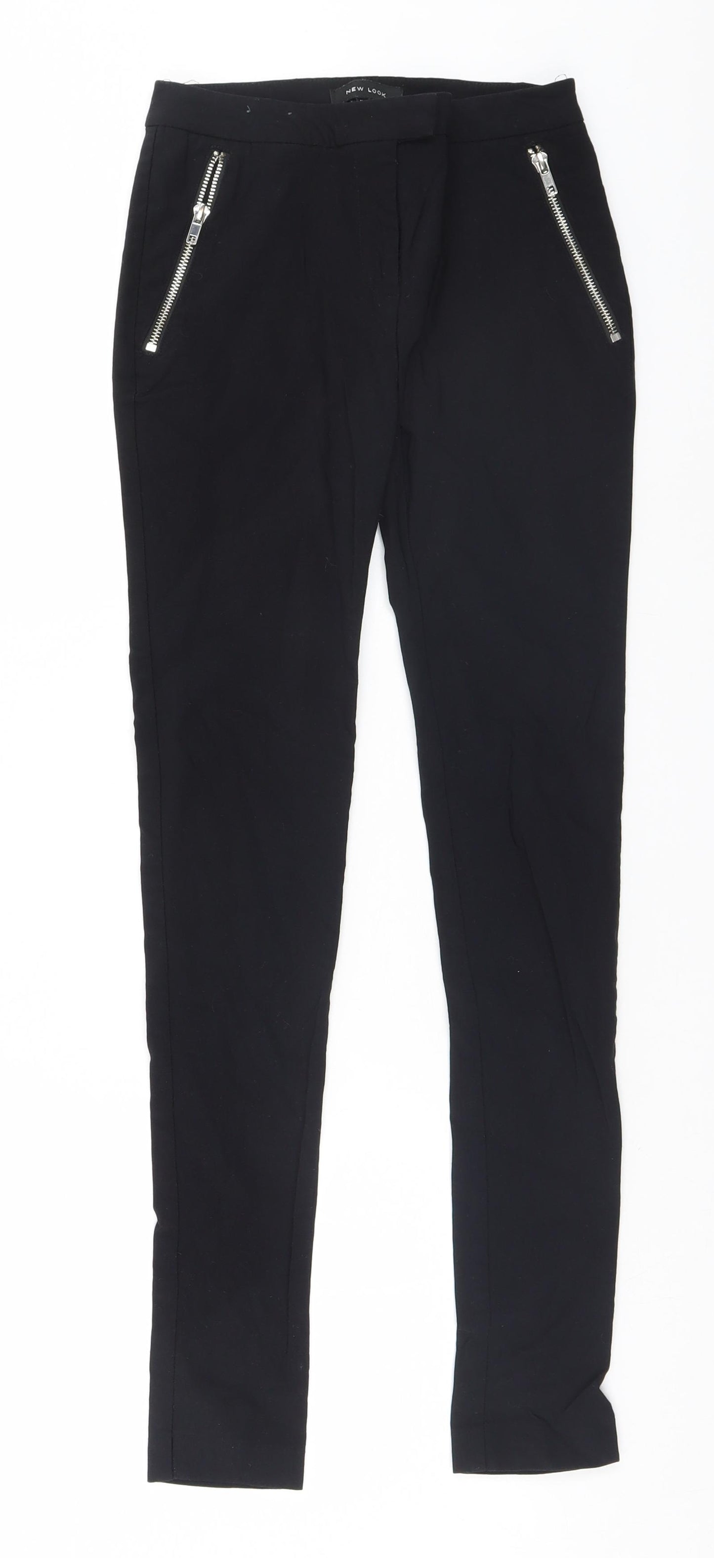 New Look Womens Black   Trousers  Size 6 L27 in