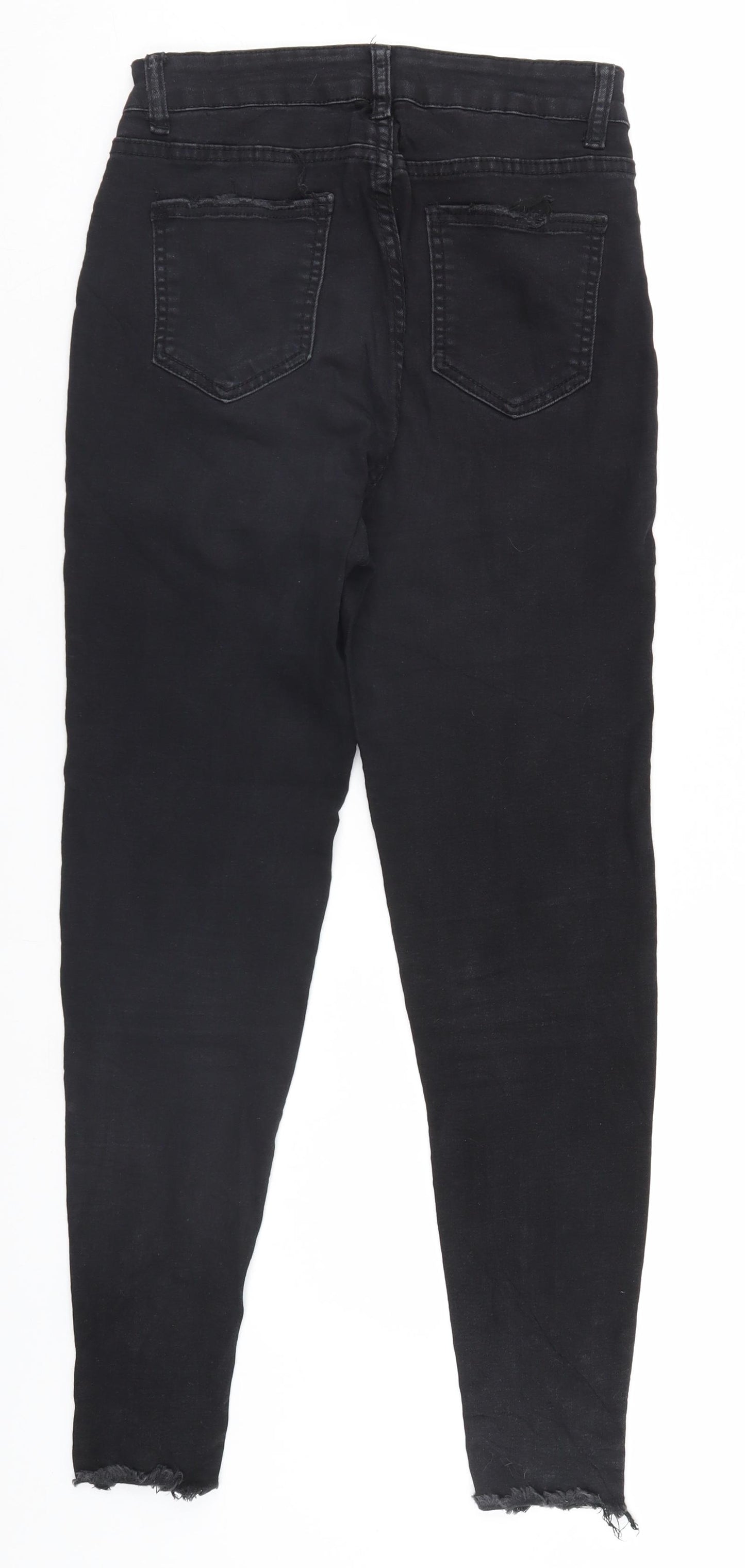 Preworn Womens Black   Straight Jeans Size 10 L26 in