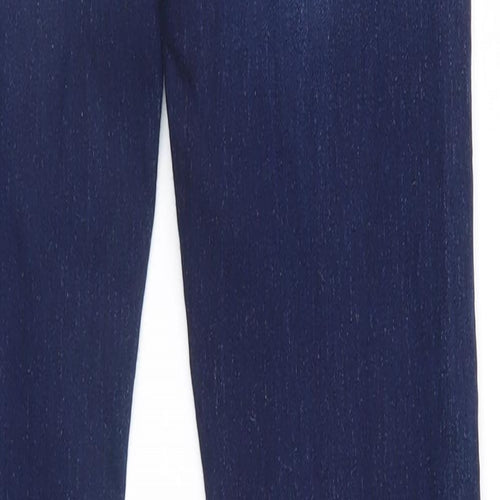Denim & Co. Womens Blue   Straight Jeans Size 8 L32 in