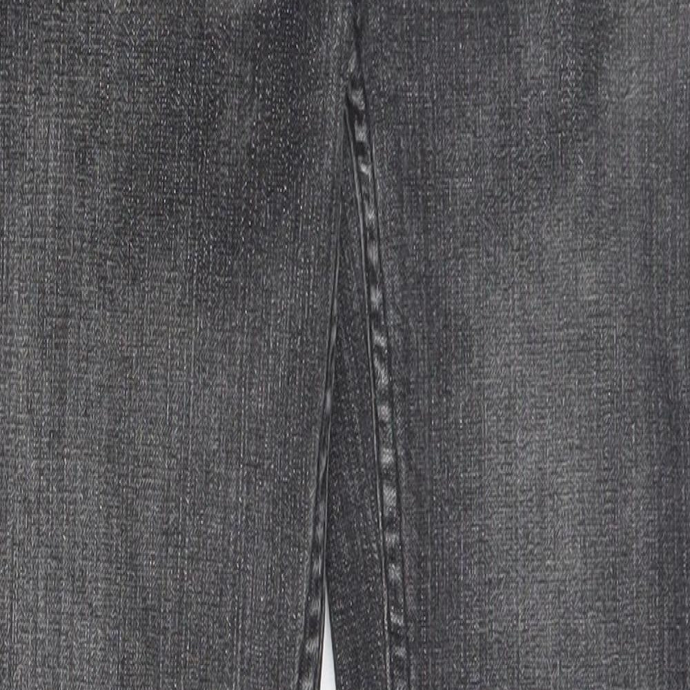 Preworn Womens Grey   Straight Jeans  L25 in