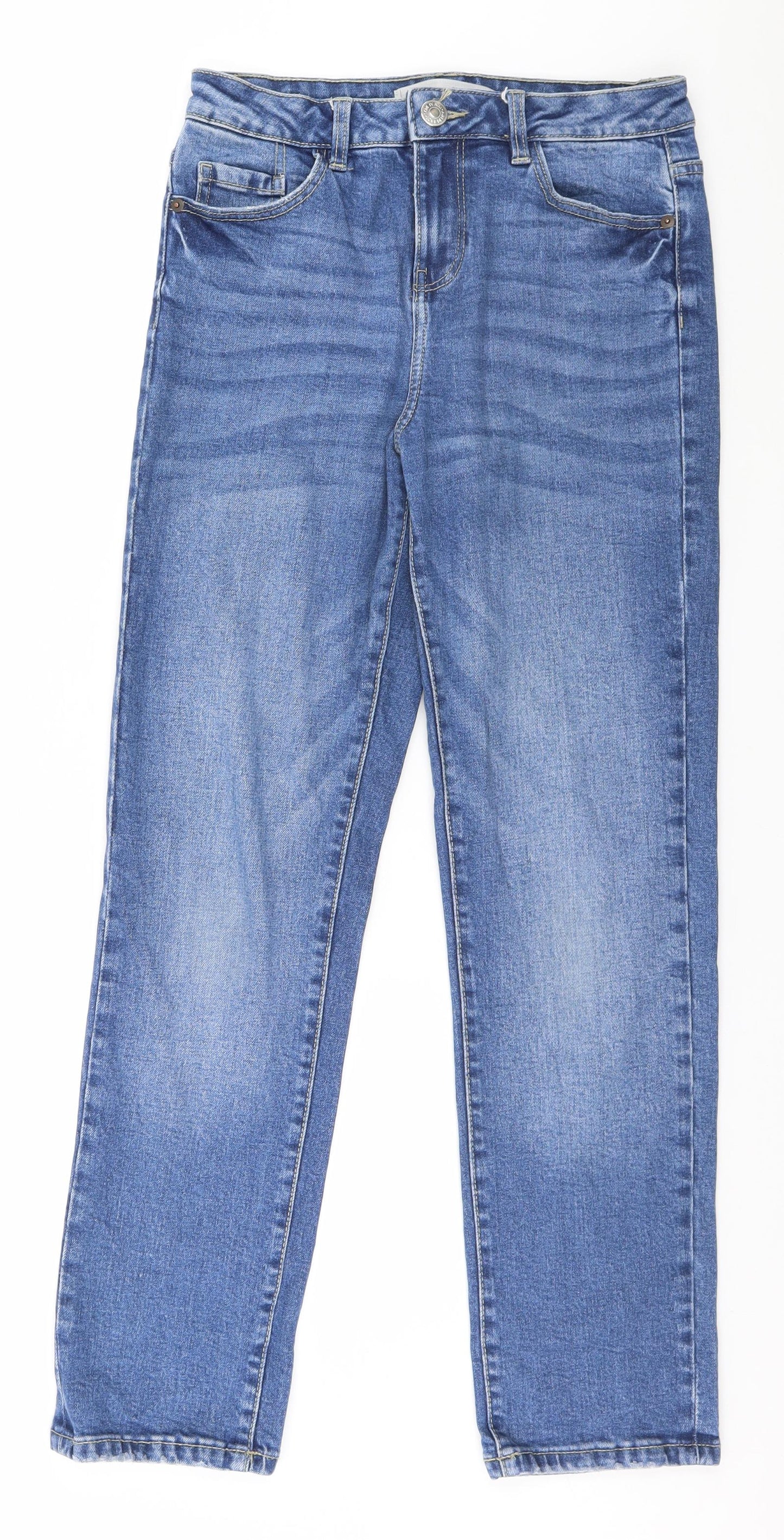 George Womens Blue   Straight Jeans Size 10 L28 in