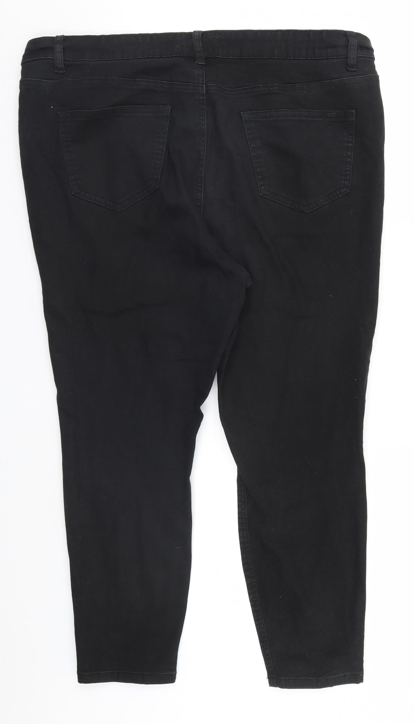 New Look Womens Black   Skinny Jeans Size 18 L23.5 in