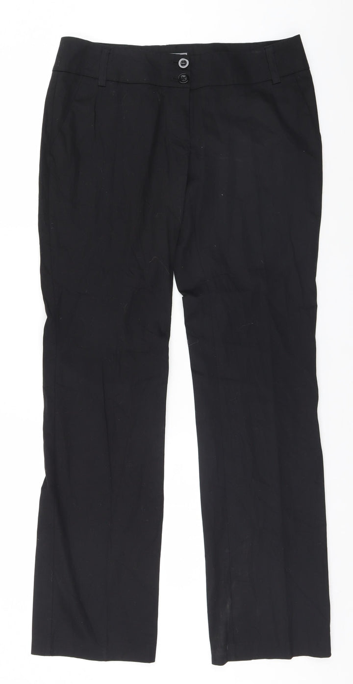 Clockhouse Womens Black   Trousers  Size 12 L32 in