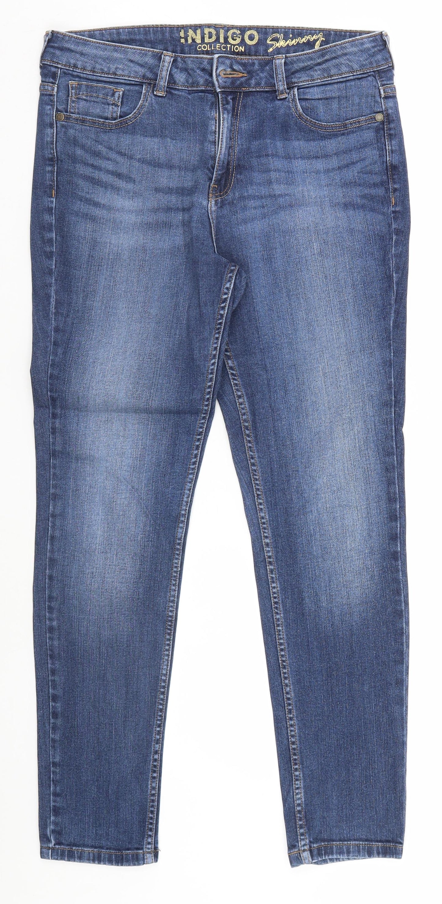 Marks and Spencer Womens Blue   Skinny Jeans Size 12 L26 in