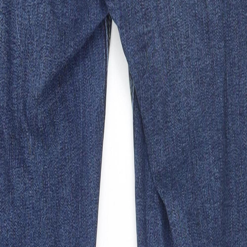 Denim & Co. Womens Blue   Straight Jeans Size 10 L27 in