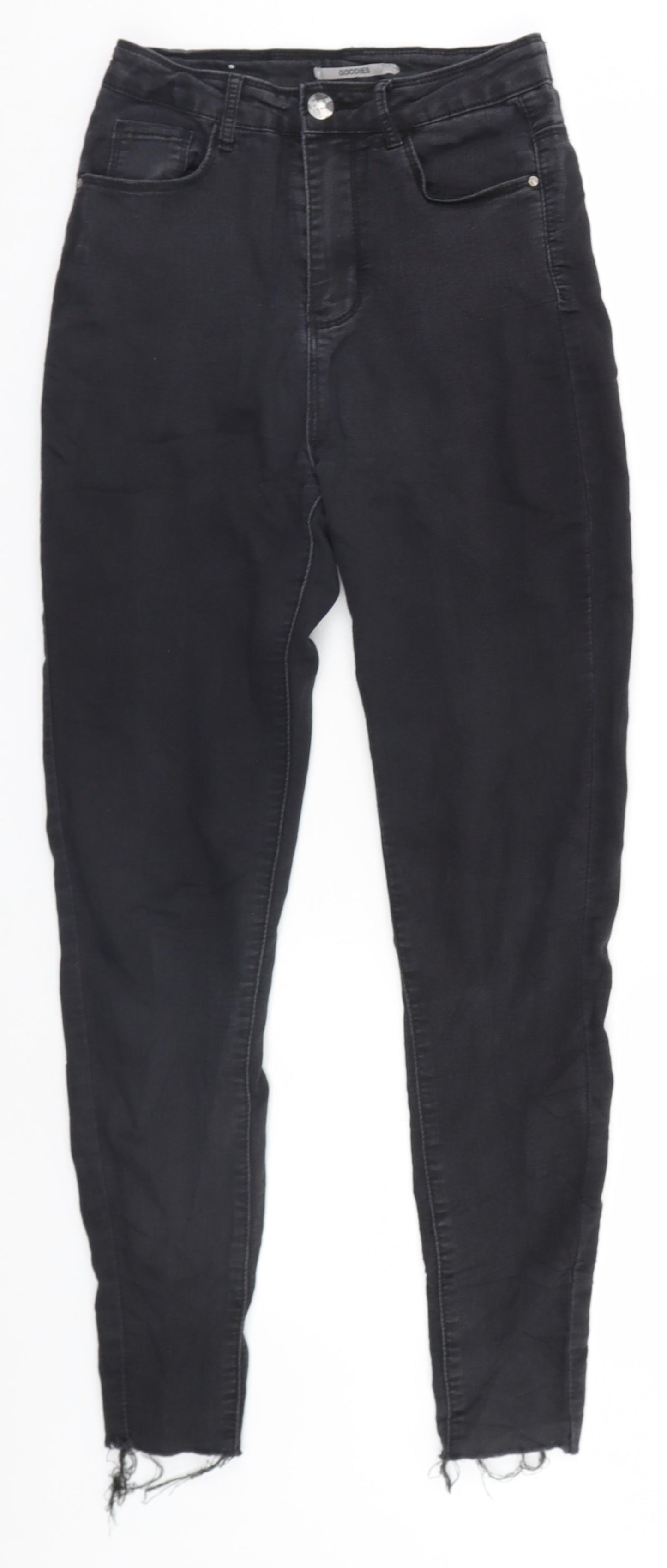 Goodies Womens Black   Skinny Jeans Size 8 L26 in