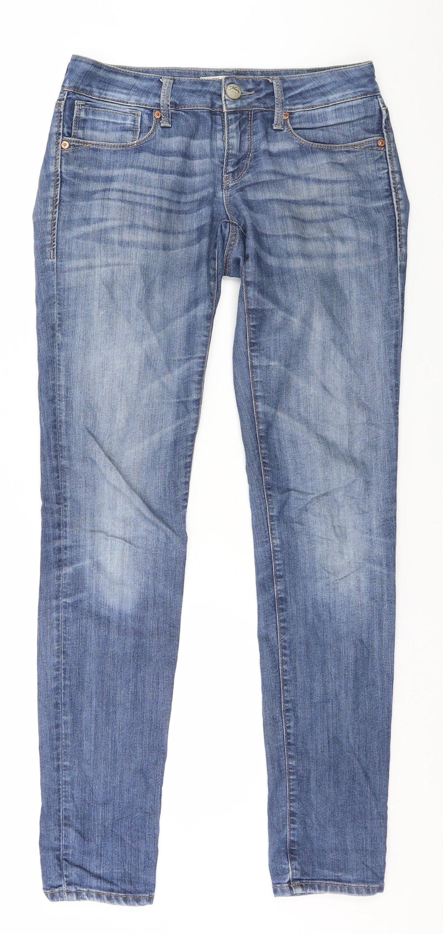 Mavi Jeans Womens Blue   Straight Jeans  L30 in