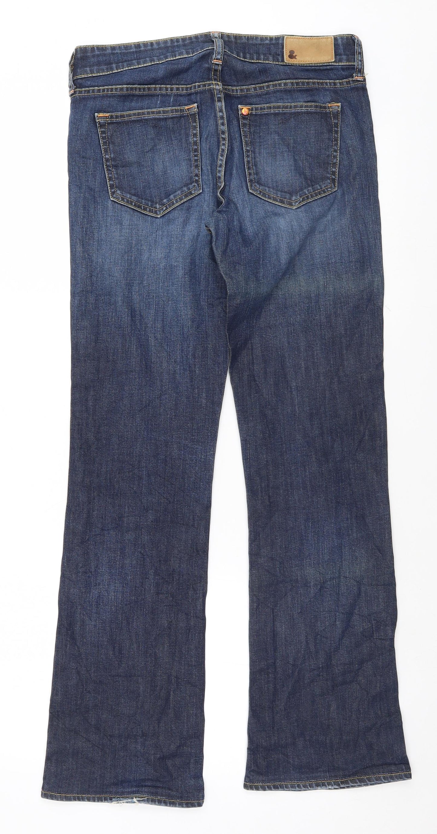 H&M Womens Blue   Straight Jeans Size 27 in L29 in