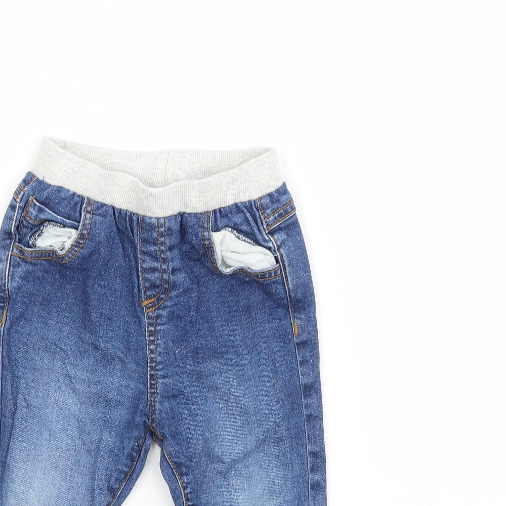 Matalan Baby Blue  Denim Jogger Jeans Size 9 Months