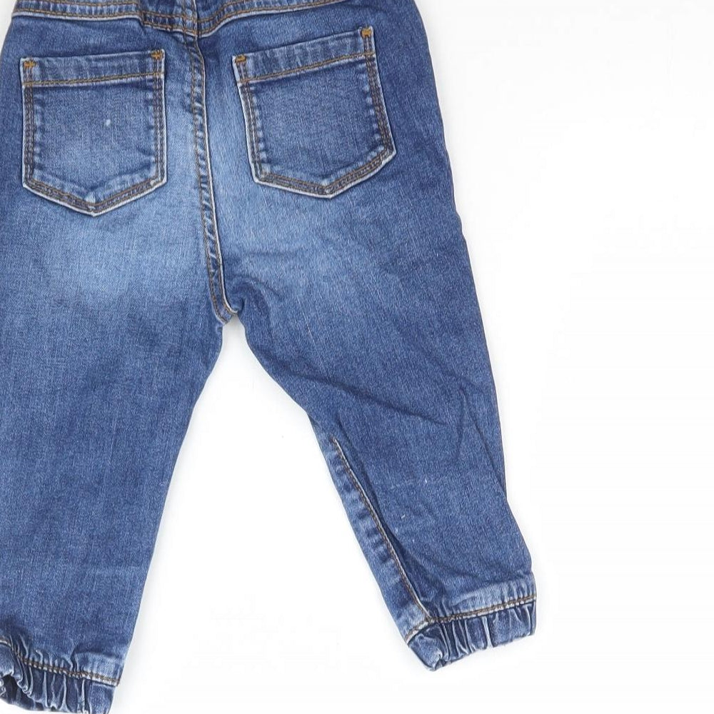 Matalan Baby Blue  Denim Jogger Jeans Size 9 Months