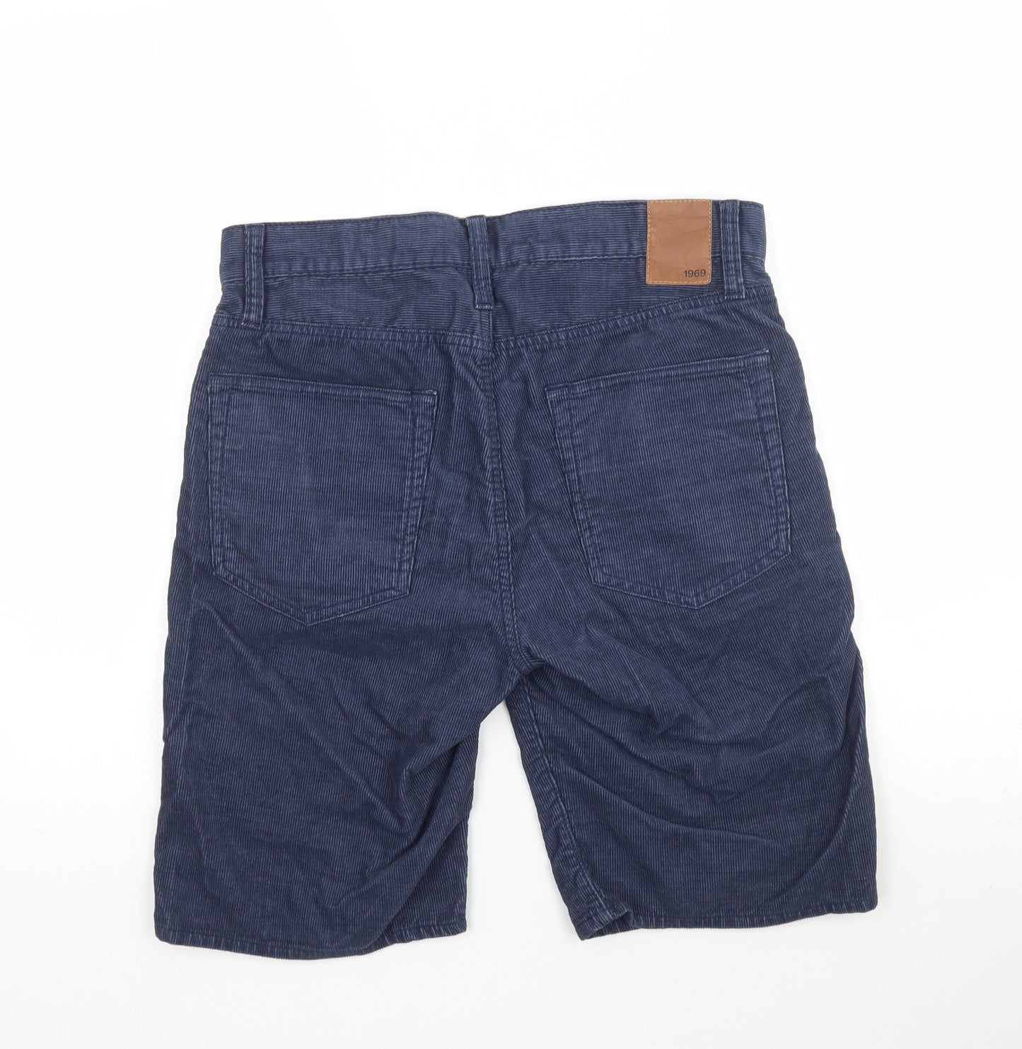Gap Mens Blue  Corduroy Bermuda Shorts Size 30