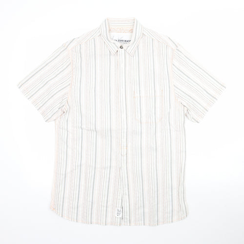 Debenhams Mens Multicoloured Striped   Button-Up Size S