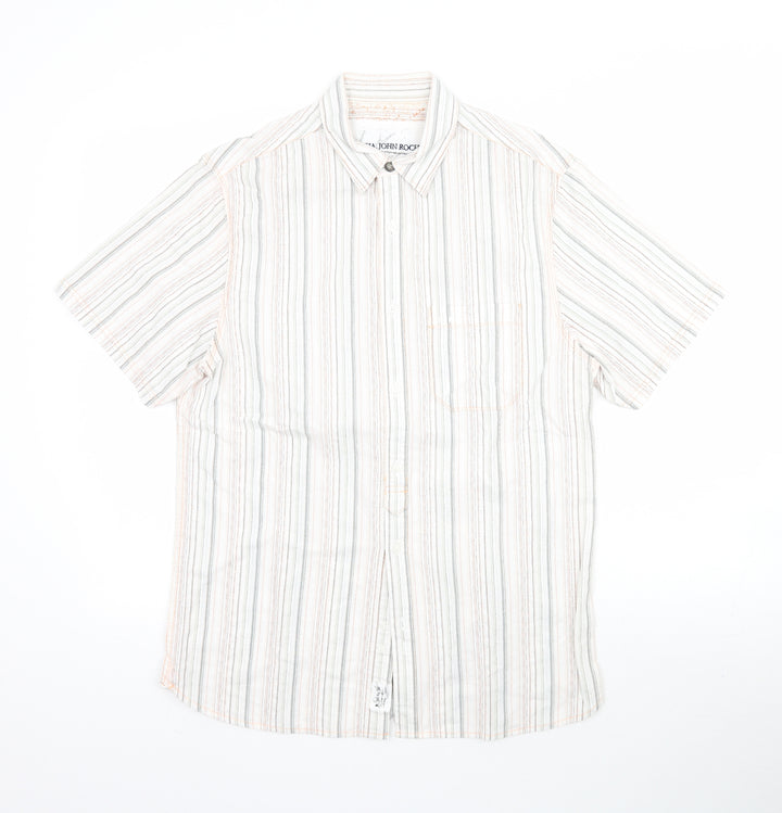 Debenhams Mens Multicoloured Striped   Button-Up Size S