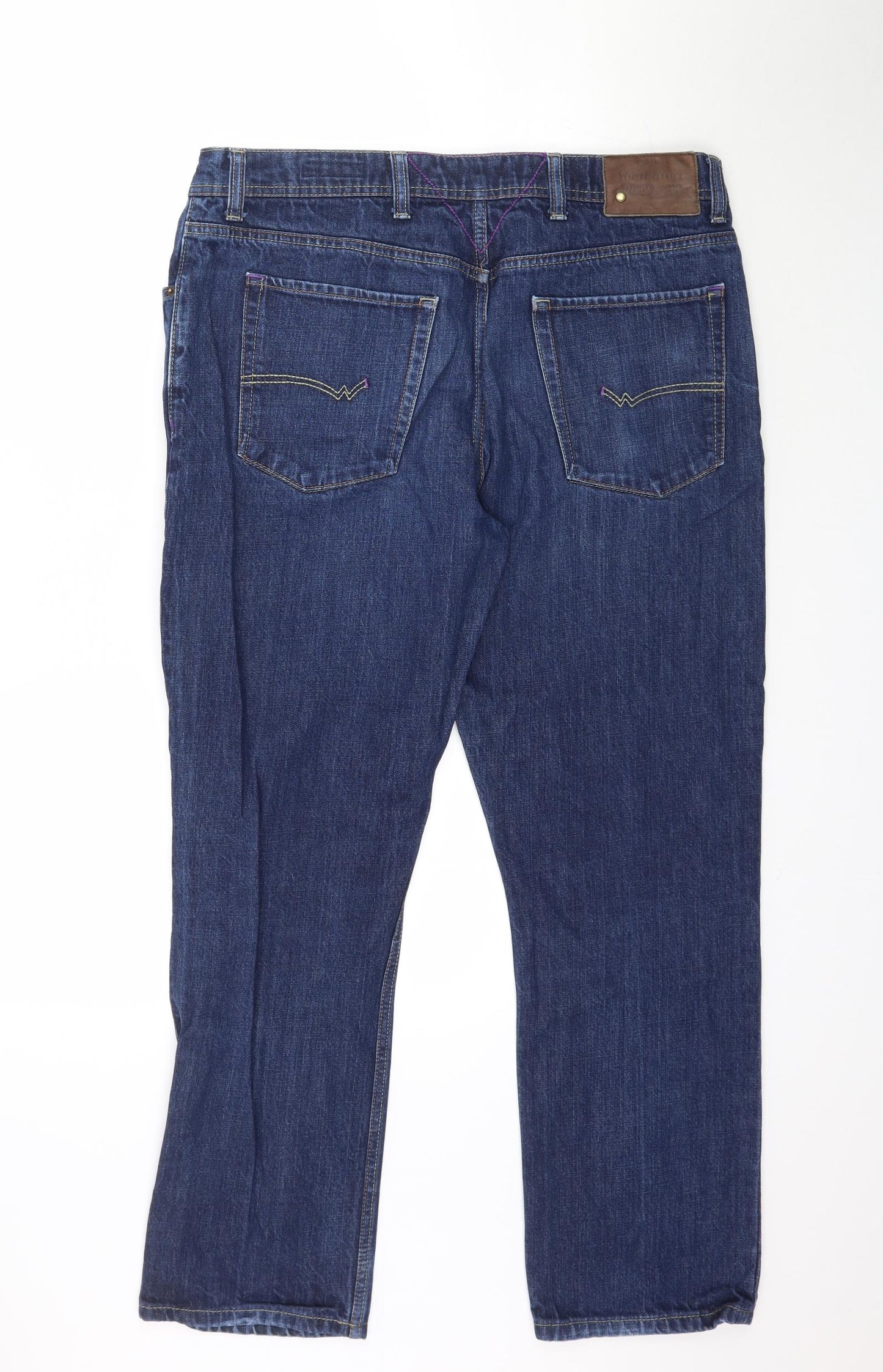 White Stuff Mens Blue  Denim Straight Jeans Size 36 L30 in