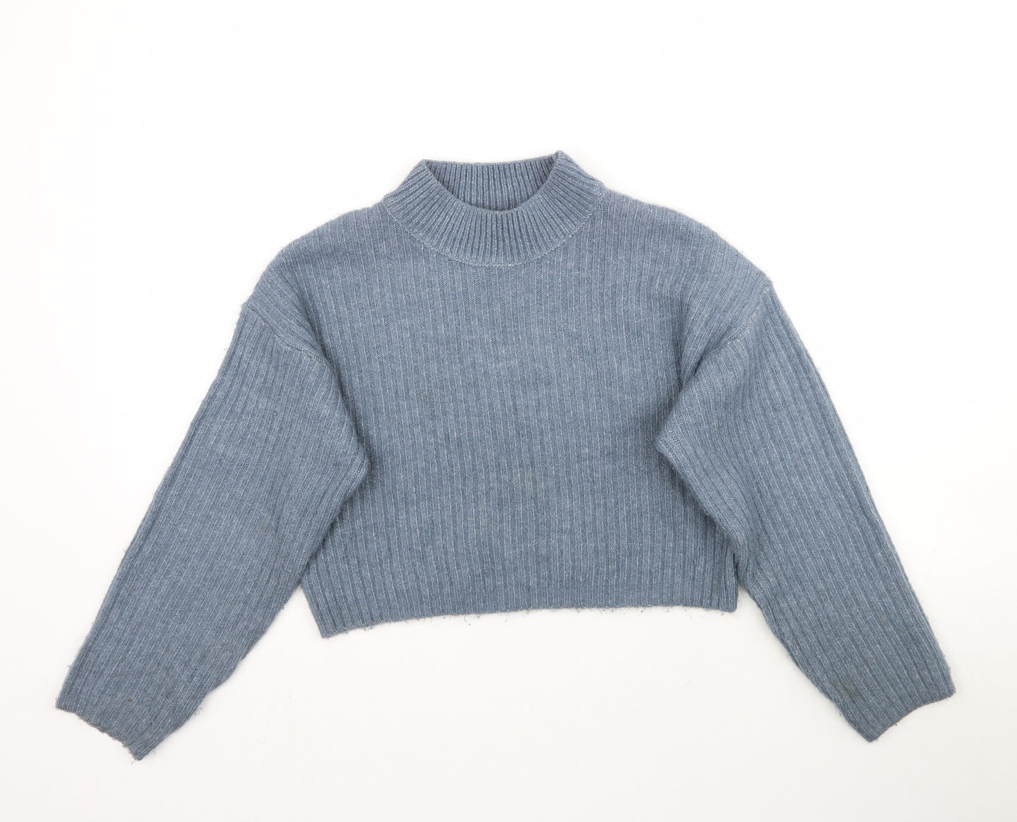 New Look Girls Blue  Knit Pullover Jumper Size 12-13 Years  - Cropped