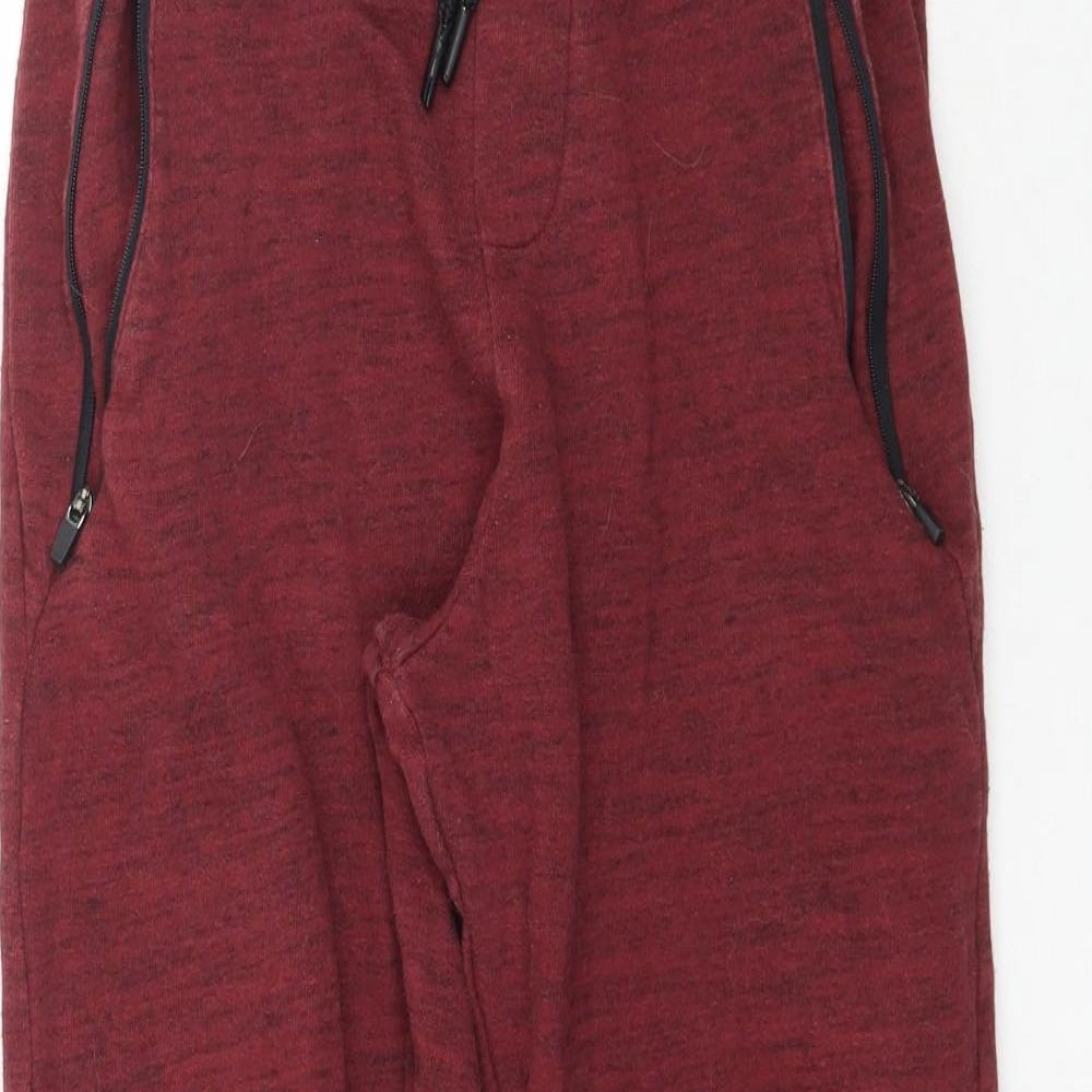 George Boys Red   Jogger Trousers Size 10-11 Years