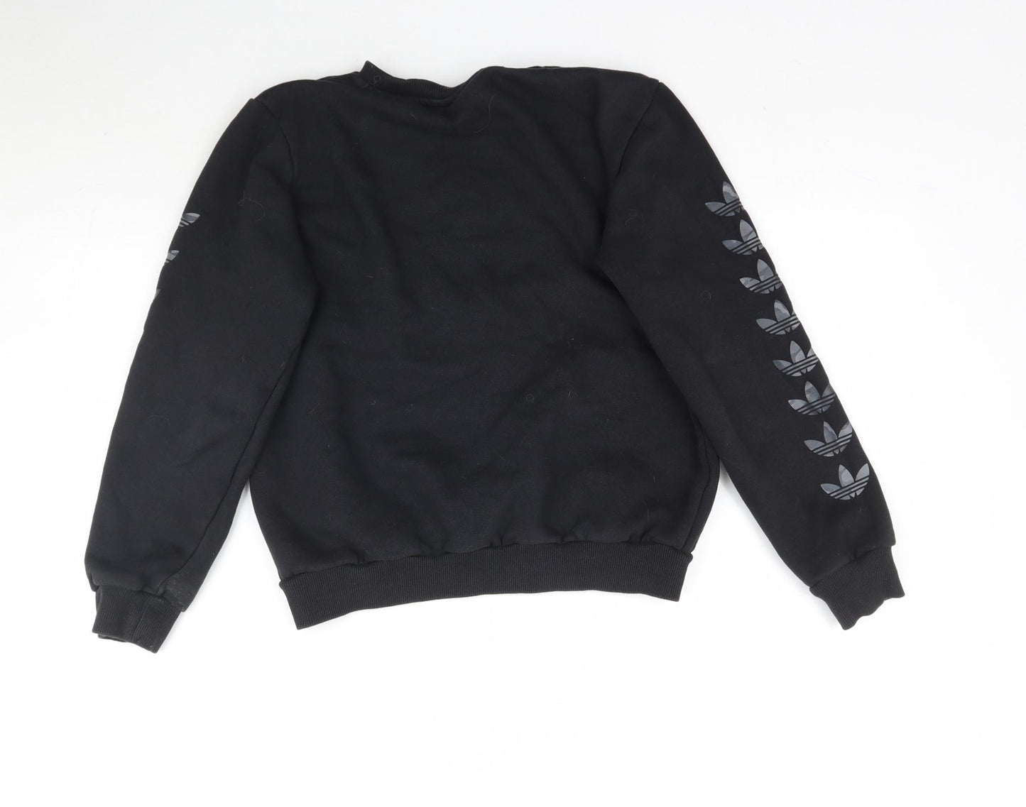 adidas Boys Black   Pullover Sweatshirt Size L