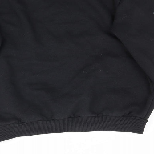 adidas Boys Black   Pullover Sweatshirt Size L
