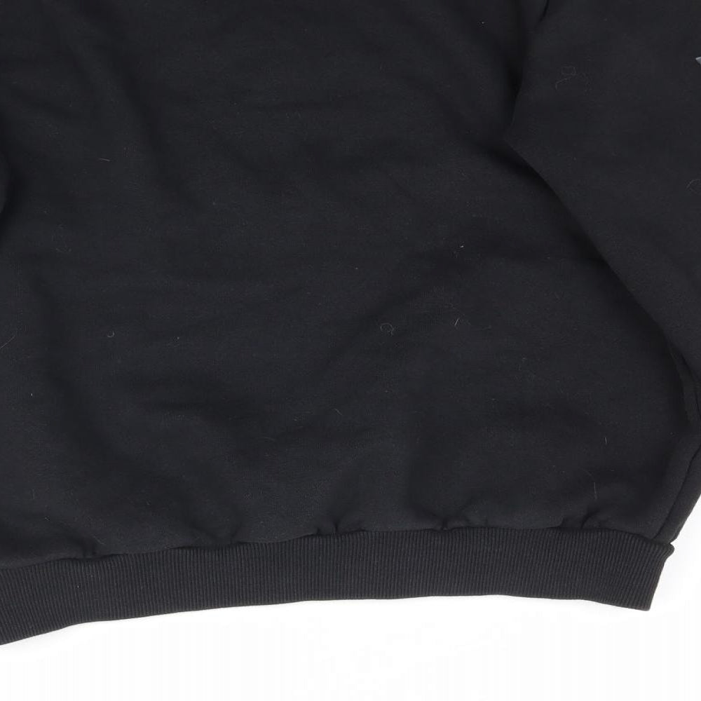 adidas Boys Black   Pullover Sweatshirt Size L