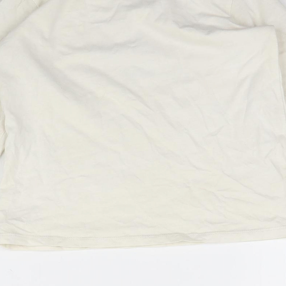 H&M Boys Ivory   Basic T-Shirt Size 2-3 Years  - Animal