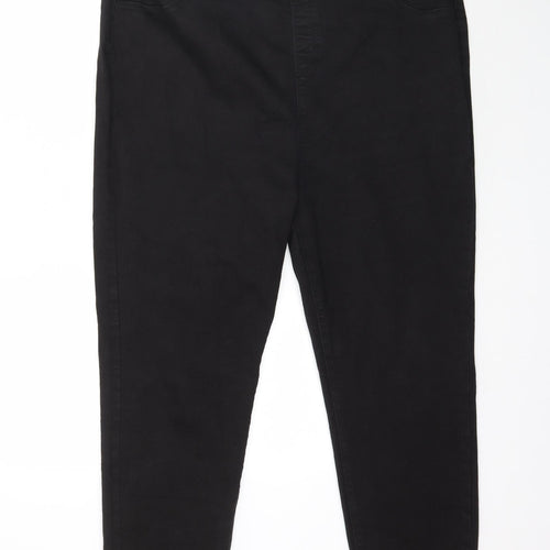 DENIM 365 Womens Black  Denim Jegging Jeans Size 22 L28 in