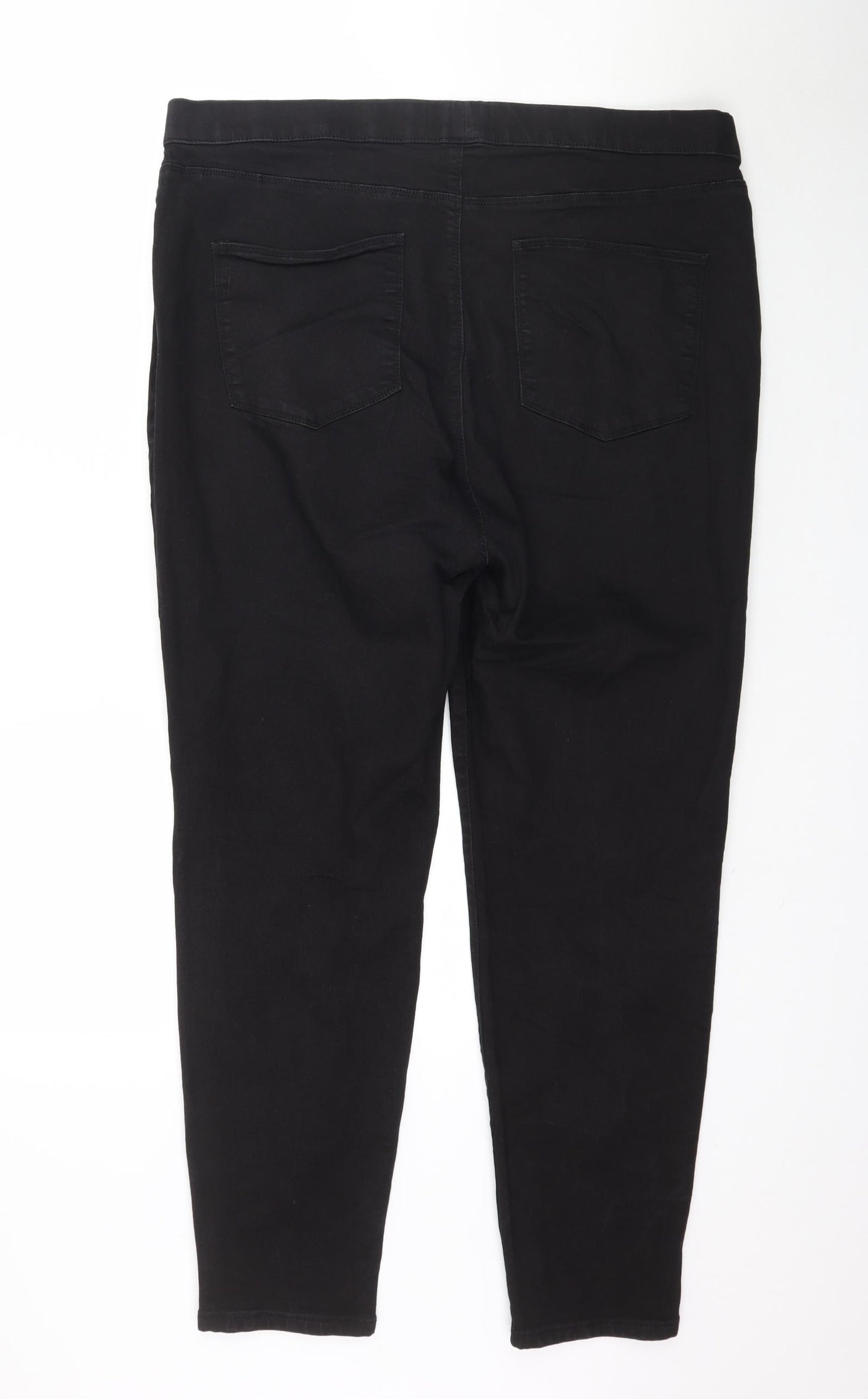 DENIM 365 Womens Black  Denim Jegging Jeans Size 22 L28 in