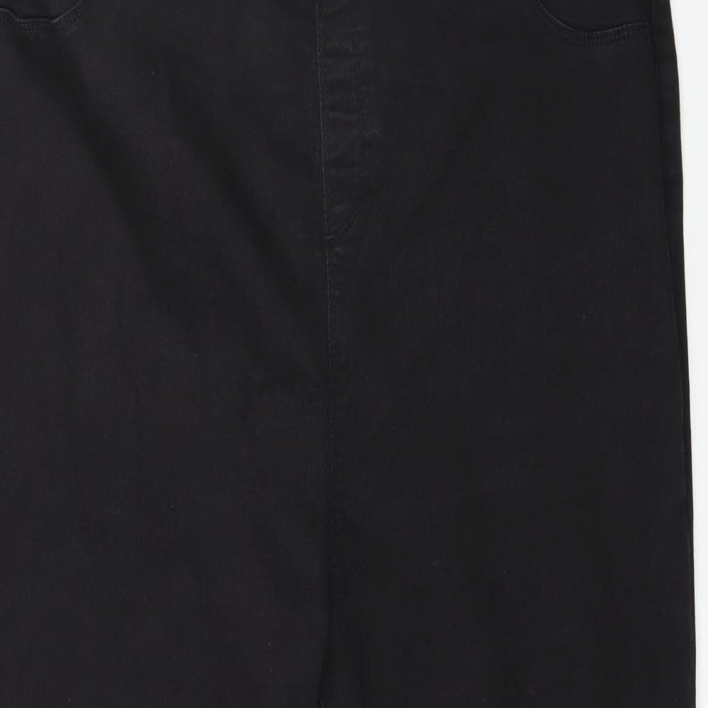 DENIM 365 Womens Black  Denim Jegging Jeans Size 22 L28 in