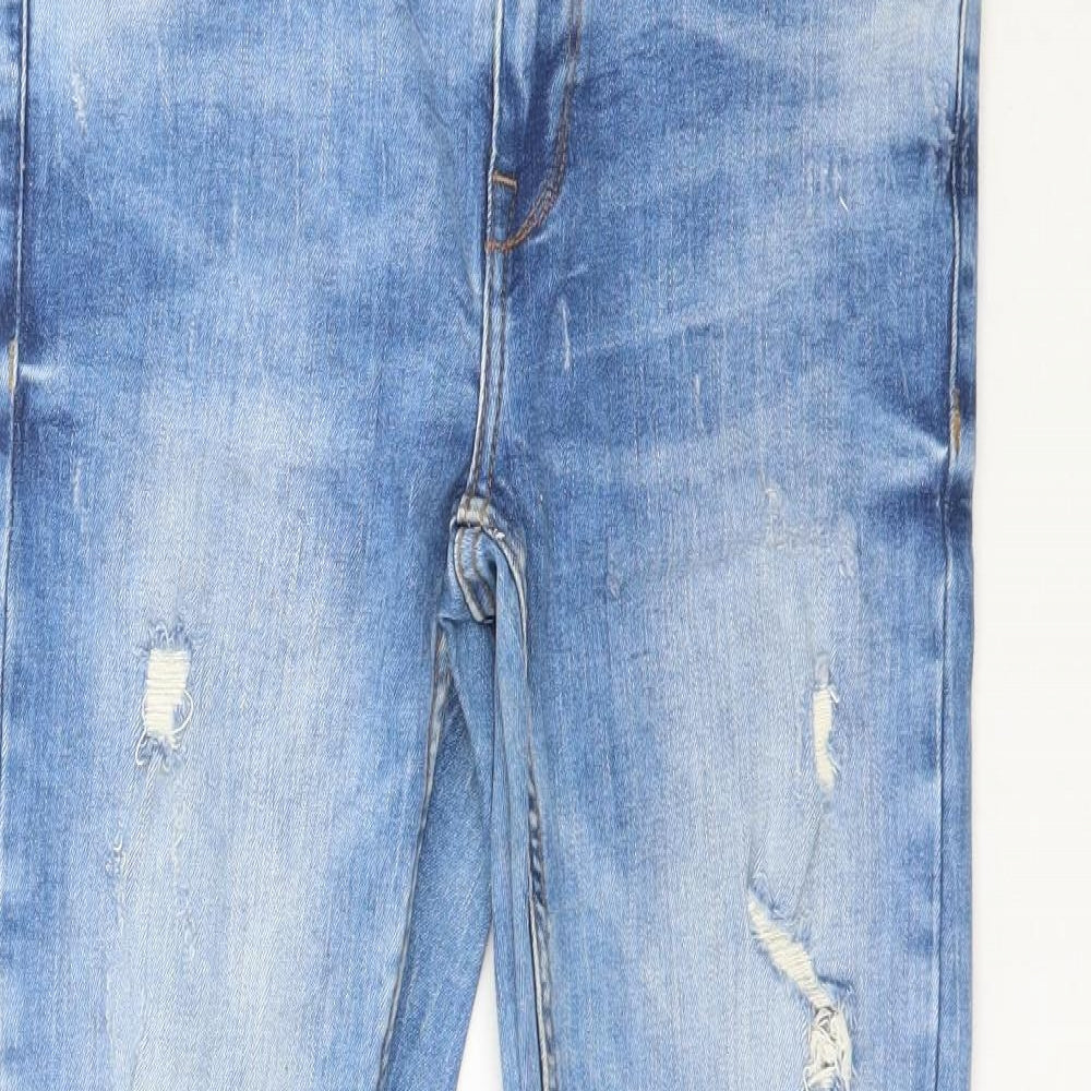 Zara Womens Blue  Denim Skinny Jeans Size 10 L29 in