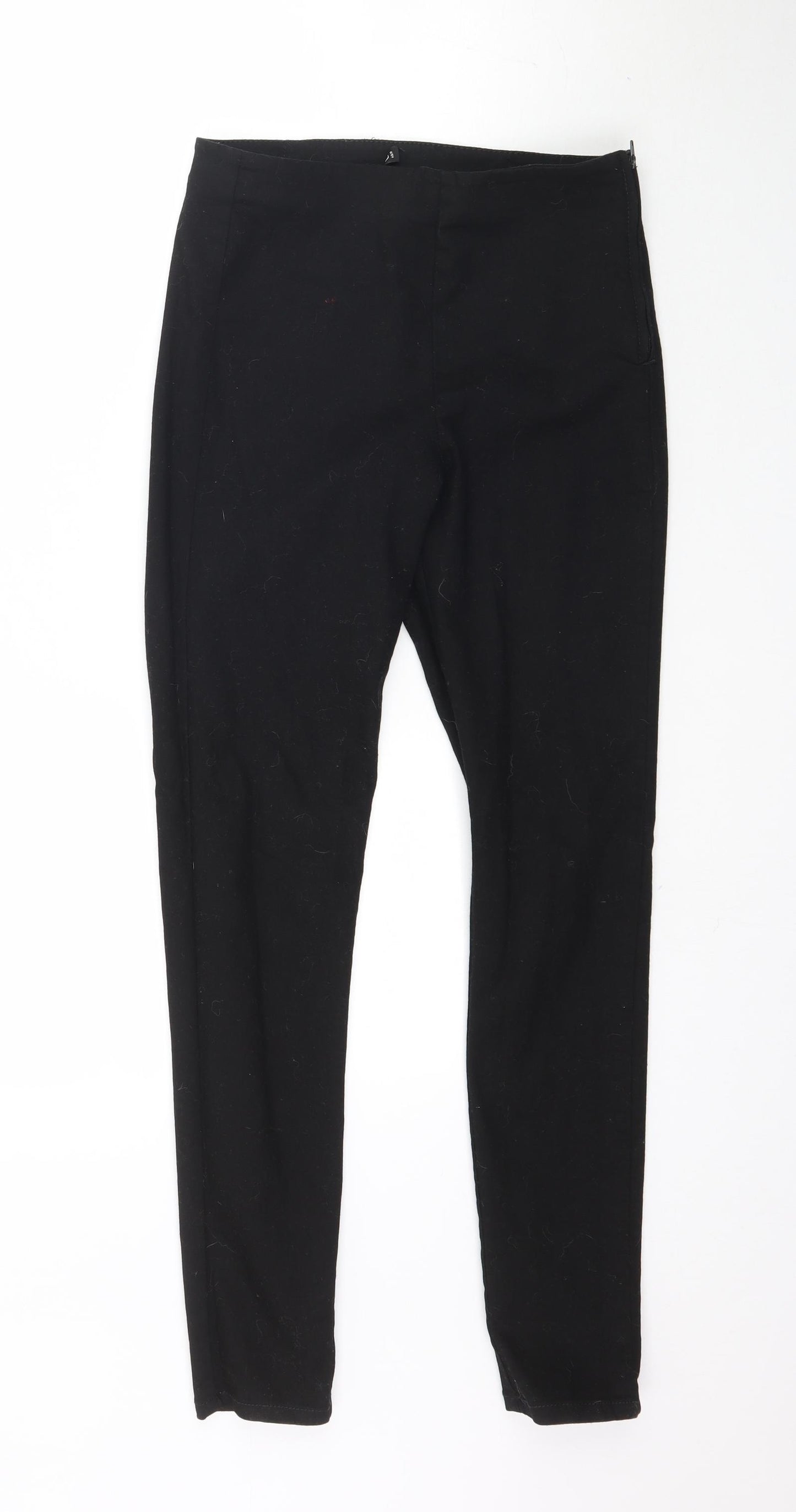 H&M Womens Black   Trousers  Size 8 L28 in - Work Office